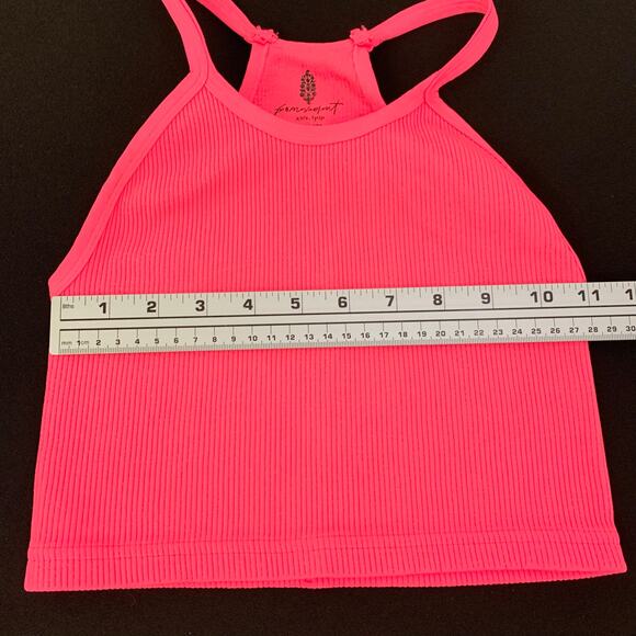 Lot of 2- Pink Victorias Secret - Free People Movement Womens Crop Tops XS Small - Picture 13 of 14